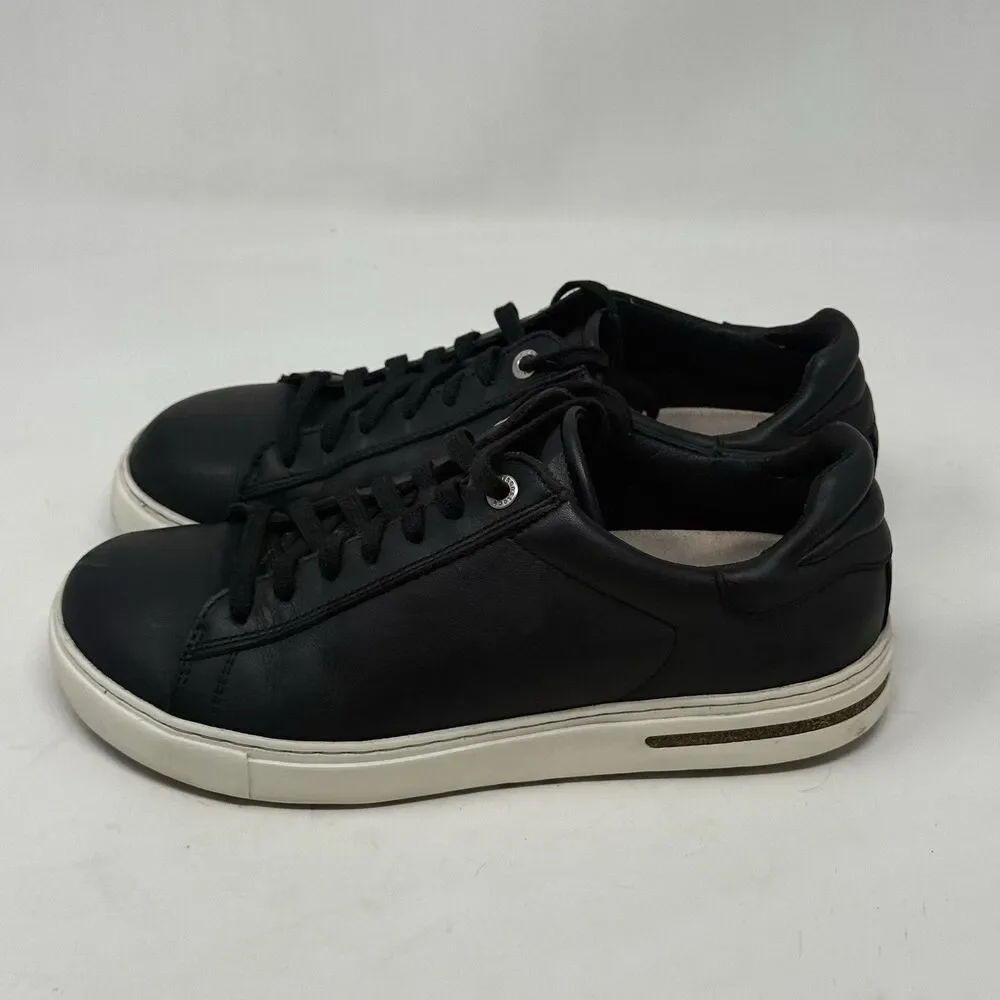 Birkenstock Bend Sneakers Womens 7 EU 38 Narrow Black Leather Lace Up Shoes